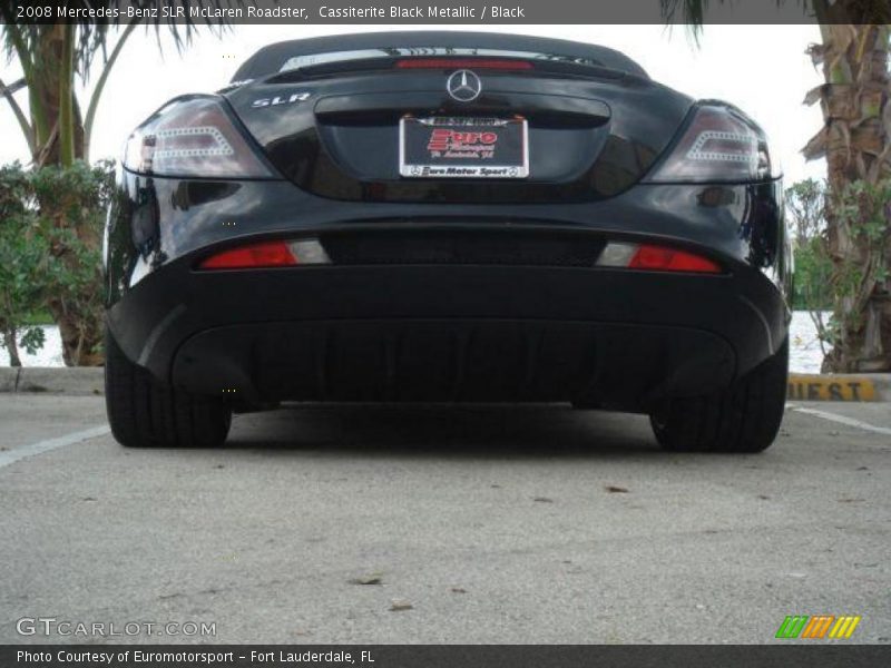 Cassiterite Black Metallic / Black 2008 Mercedes-Benz SLR McLaren Roadster