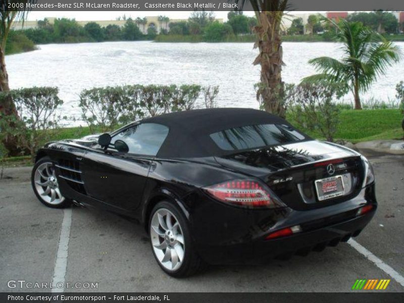 Cassiterite Black Metallic / Black 2008 Mercedes-Benz SLR McLaren Roadster