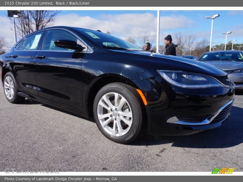 Black / Black/Linen 2015 Chrysler 200 Limited