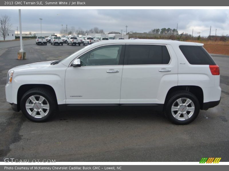 Summit White / Jet Black 2013 GMC Terrain SLE
