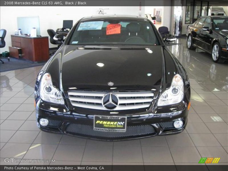 Black / Black 2008 Mercedes-Benz CLS 63 AMG