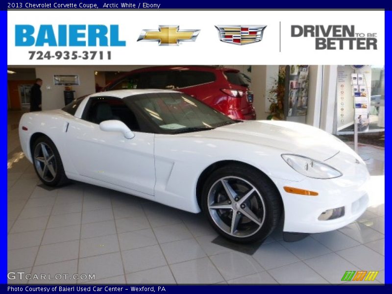 Arctic White / Ebony 2013 Chevrolet Corvette Coupe