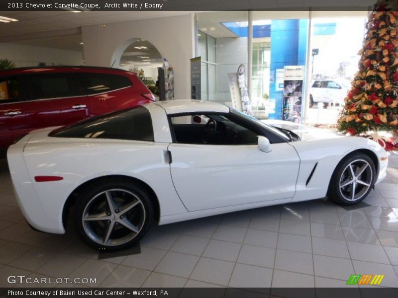 Arctic White / Ebony 2013 Chevrolet Corvette Coupe