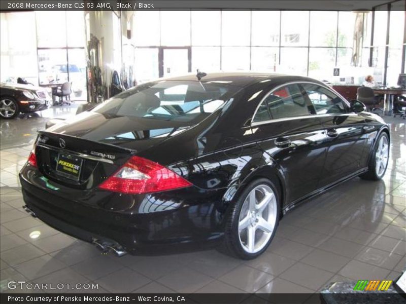 Black / Black 2008 Mercedes-Benz CLS 63 AMG