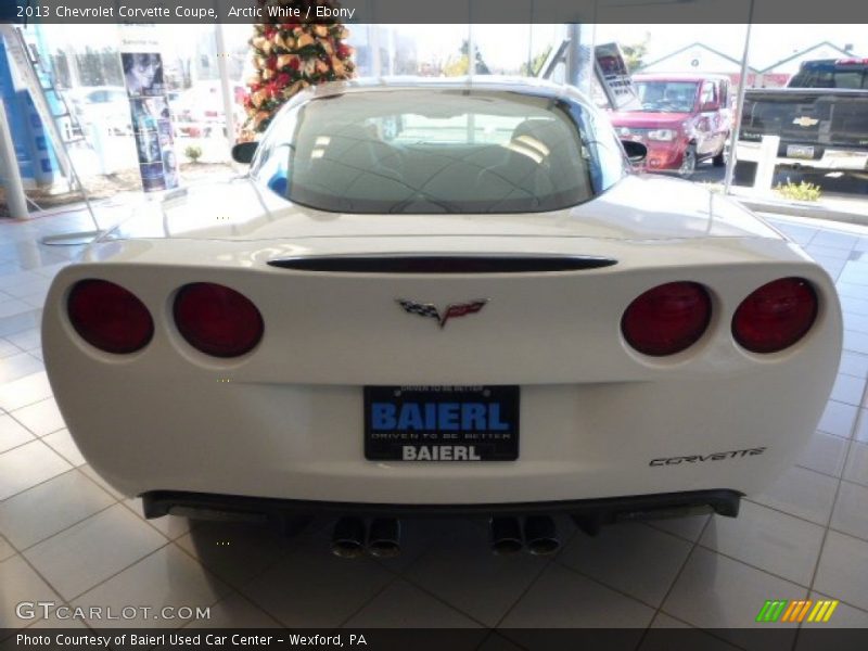 Arctic White / Ebony 2013 Chevrolet Corvette Coupe