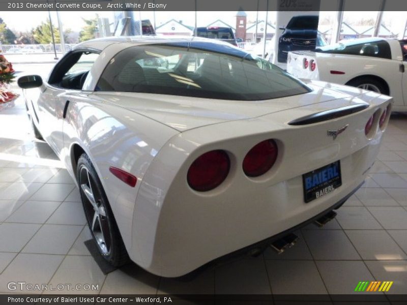 Arctic White / Ebony 2013 Chevrolet Corvette Coupe