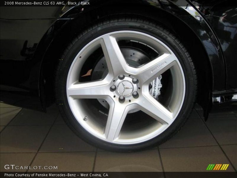 Black / Black 2008 Mercedes-Benz CLS 63 AMG