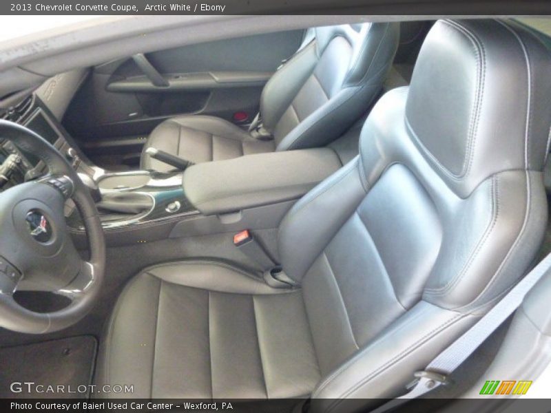Front Seat of 2013 Corvette Coupe