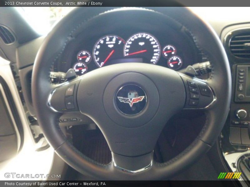 Arctic White / Ebony 2013 Chevrolet Corvette Coupe