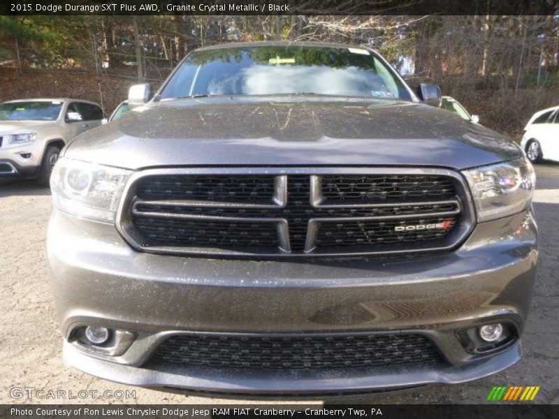 Granite Crystal Metallic / Black 2015 Dodge Durango SXT Plus AWD