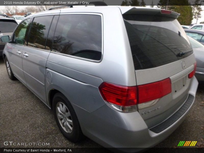 Alabaster Silver Metallic / Gray 2010 Honda Odyssey EX