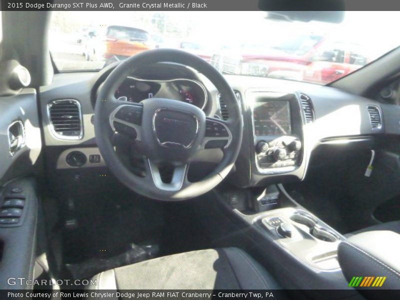 Granite Crystal Metallic / Black 2015 Dodge Durango SXT Plus AWD