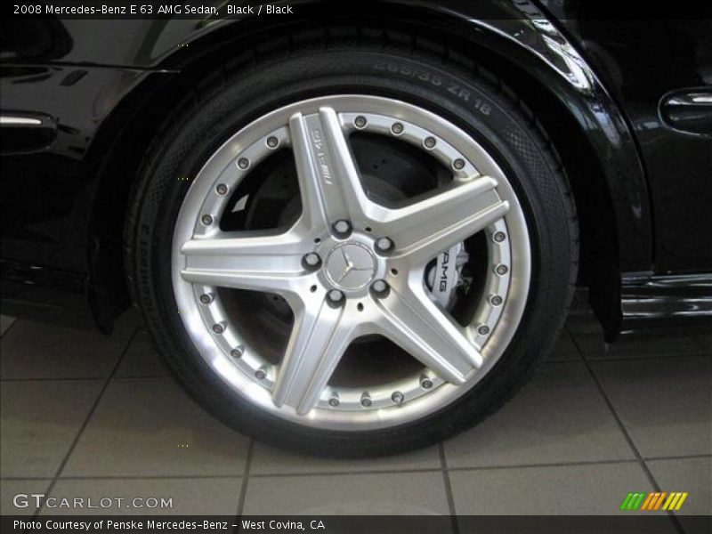 Black / Black 2008 Mercedes-Benz E 63 AMG Sedan