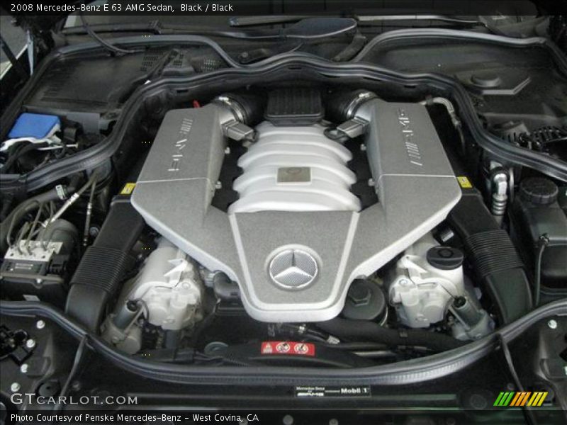 Black / Black 2008 Mercedes-Benz E 63 AMG Sedan