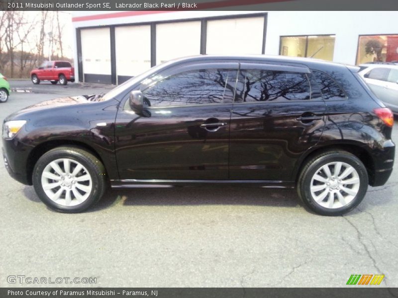 Labrador Black Pearl / Black 2011 Mitsubishi Outlander Sport SE