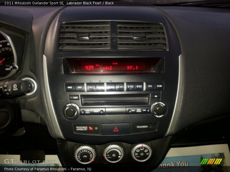Labrador Black Pearl / Black 2011 Mitsubishi Outlander Sport SE