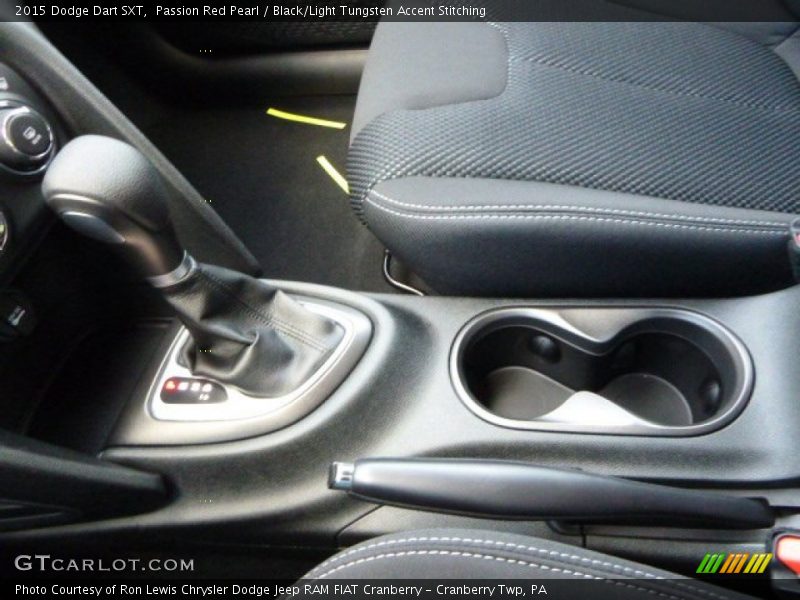 Passion Red Pearl / Black/Light Tungsten Accent Stitching 2015 Dodge Dart SXT