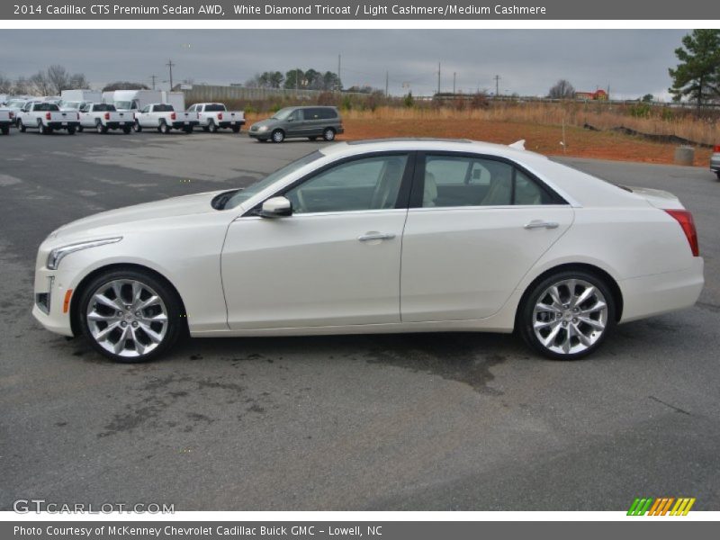  2014 CTS Premium Sedan AWD White Diamond Tricoat
