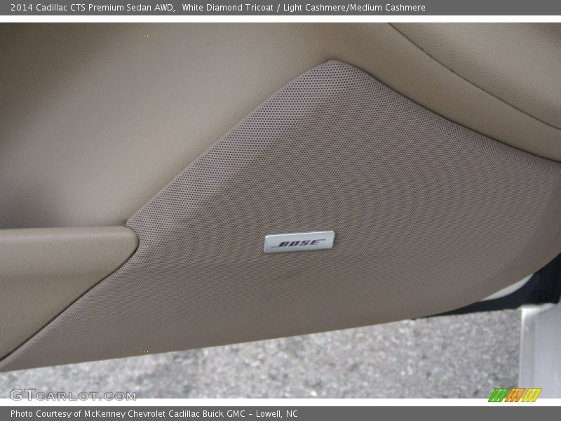 White Diamond Tricoat / Light Cashmere/Medium Cashmere 2014 Cadillac CTS Premium Sedan AWD