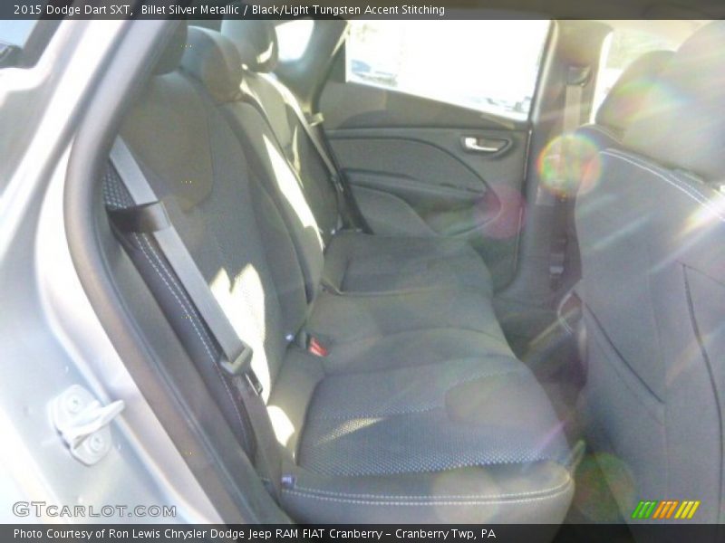 Billet Silver Metallic / Black/Light Tungsten Accent Stitching 2015 Dodge Dart SXT