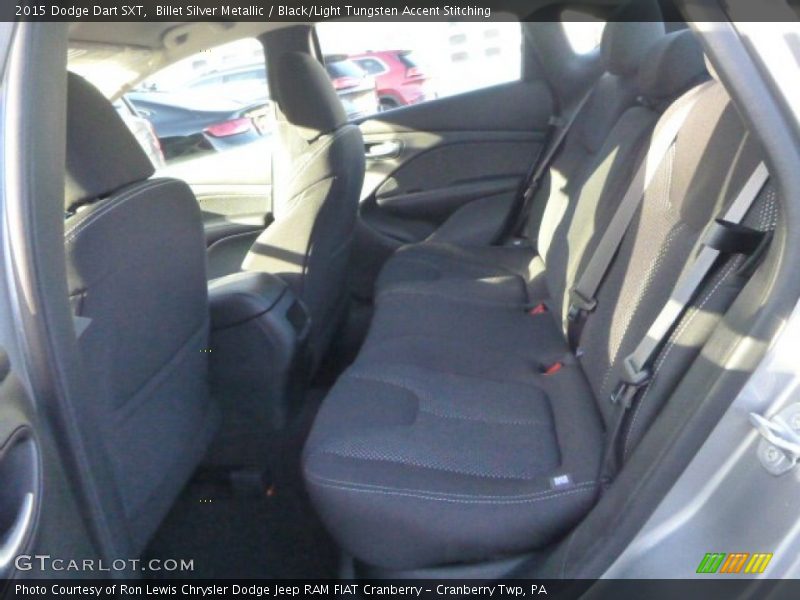 Billet Silver Metallic / Black/Light Tungsten Accent Stitching 2015 Dodge Dart SXT