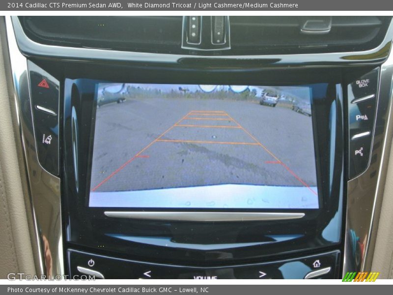 White Diamond Tricoat / Light Cashmere/Medium Cashmere 2014 Cadillac CTS Premium Sedan AWD