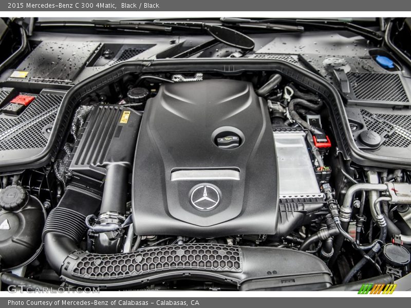 Black / Black 2015 Mercedes-Benz C 300 4Matic