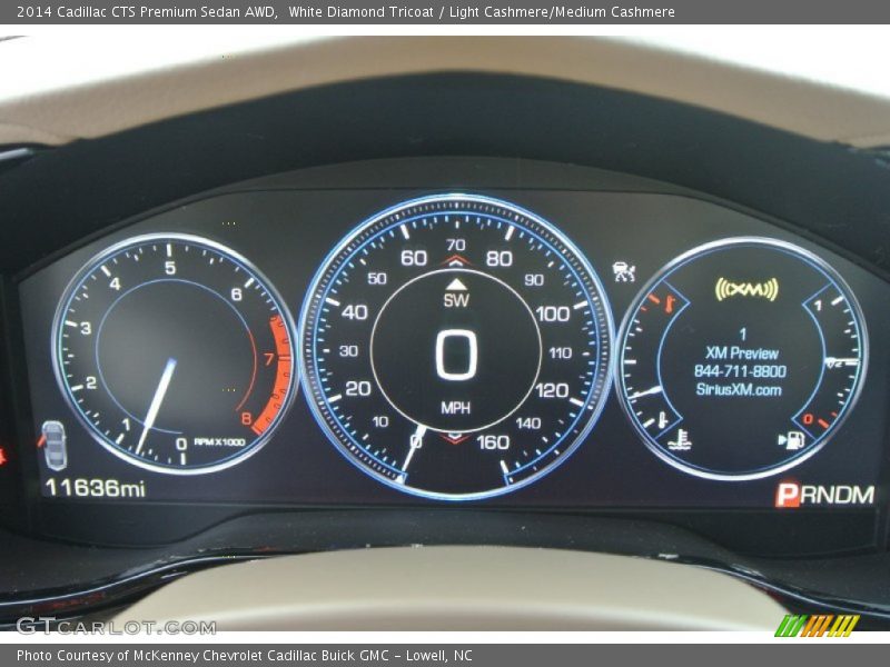  2014 CTS Premium Sedan AWD Premium Sedan AWD Gauges