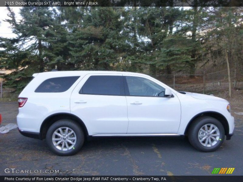 Bright White / Black 2015 Dodge Durango SXT AWD