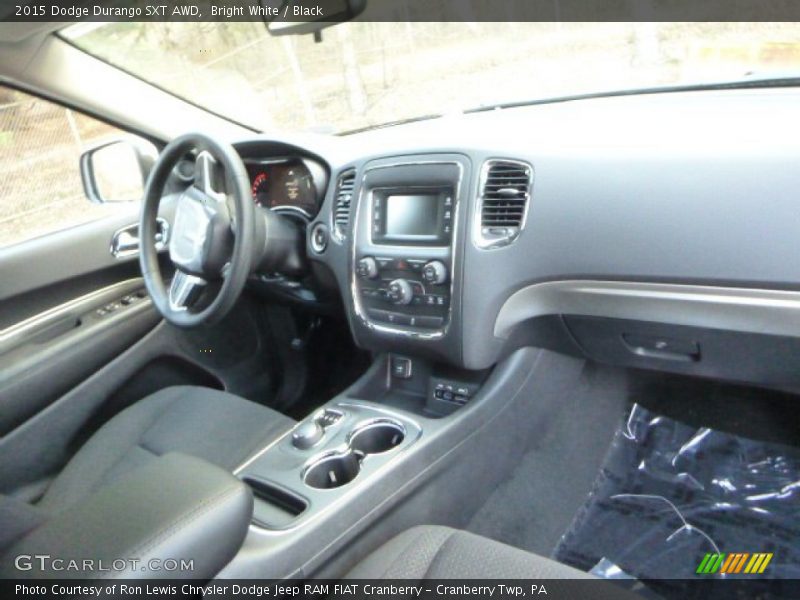 Bright White / Black 2015 Dodge Durango SXT AWD
