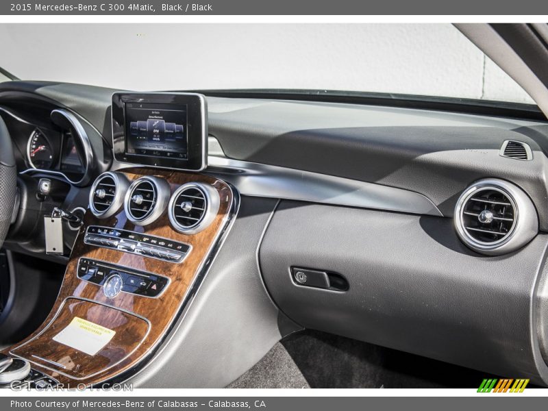 Black / Black 2015 Mercedes-Benz C 300 4Matic