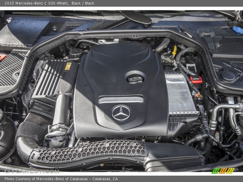 Black / Black 2015 Mercedes-Benz C 300 4Matic