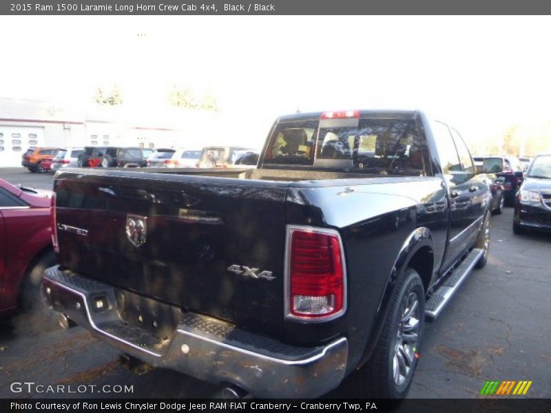 Black / Black 2015 Ram 1500 Laramie Long Horn Crew Cab 4x4