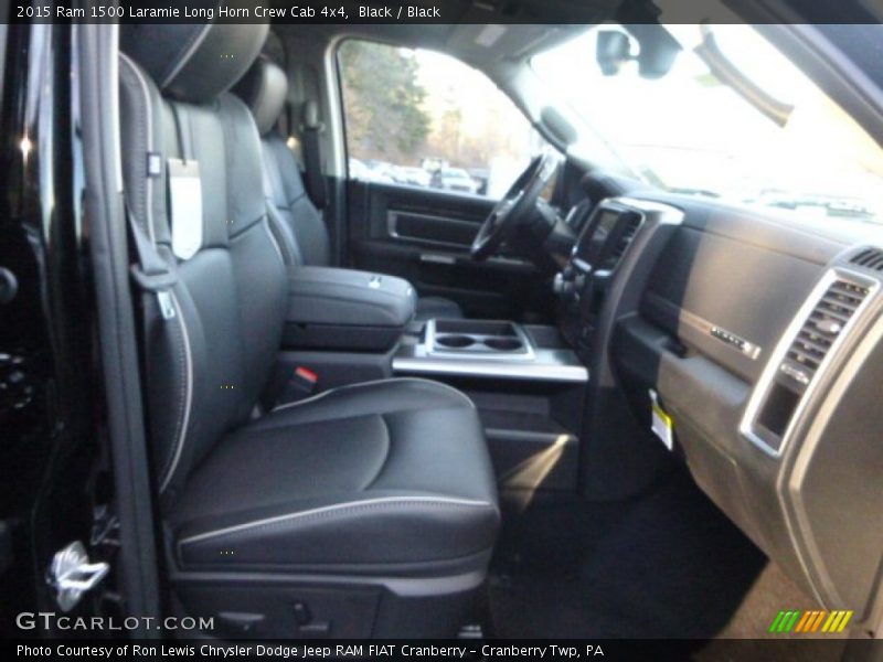 Black / Black 2015 Ram 1500 Laramie Long Horn Crew Cab 4x4