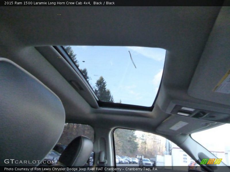Black / Black 2015 Ram 1500 Laramie Long Horn Crew Cab 4x4