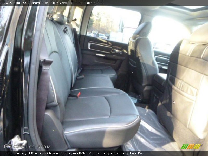 Black / Black 2015 Ram 1500 Laramie Long Horn Crew Cab 4x4