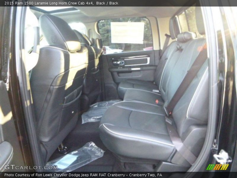 Black / Black 2015 Ram 1500 Laramie Long Horn Crew Cab 4x4