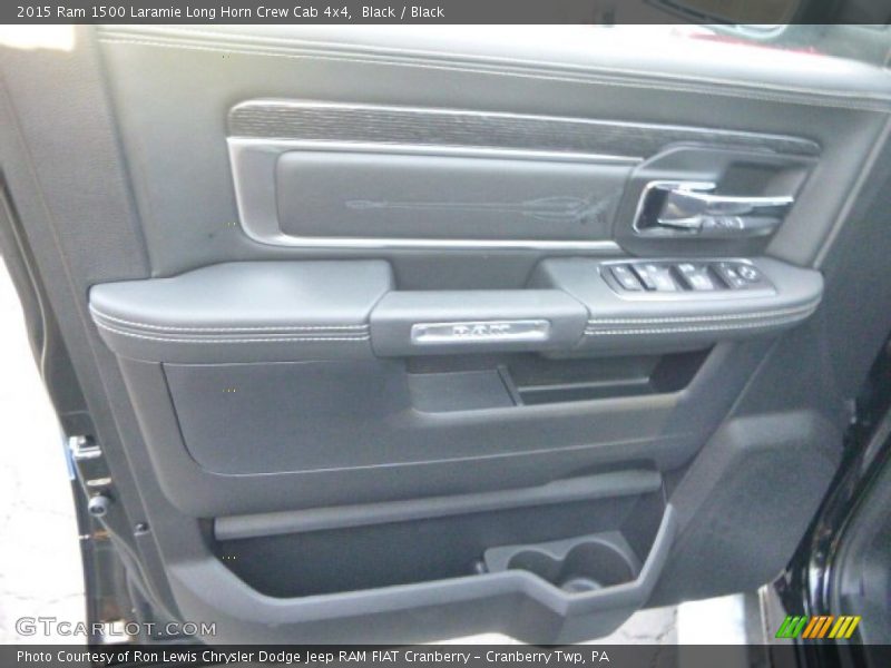 Black / Black 2015 Ram 1500 Laramie Long Horn Crew Cab 4x4