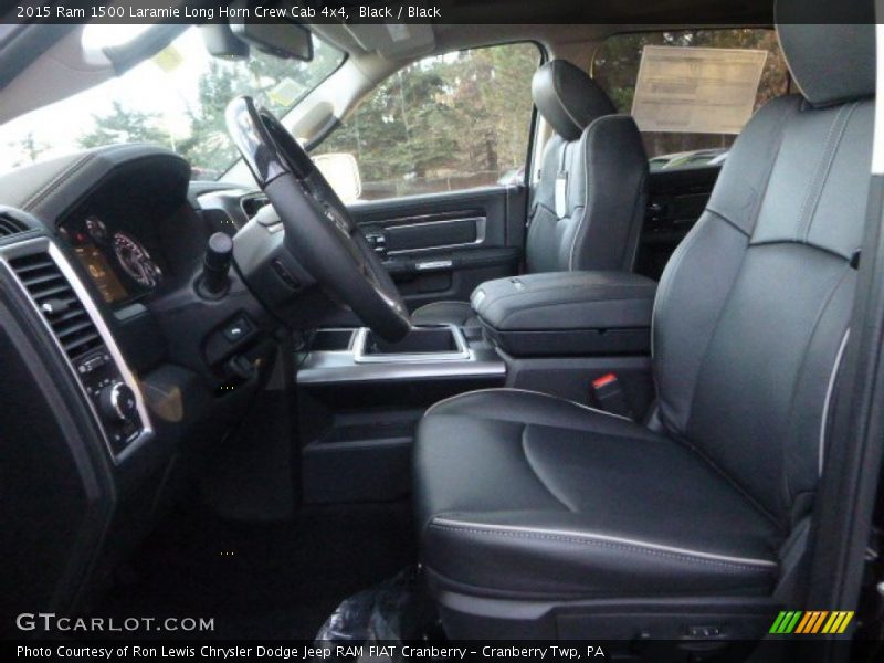 Black / Black 2015 Ram 1500 Laramie Long Horn Crew Cab 4x4