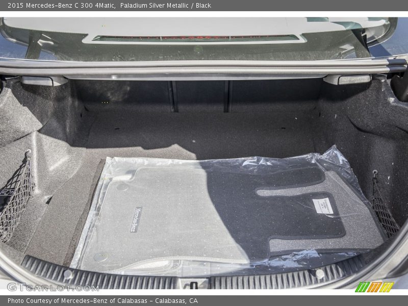 Paladium Silver Metallic / Black 2015 Mercedes-Benz C 300 4Matic