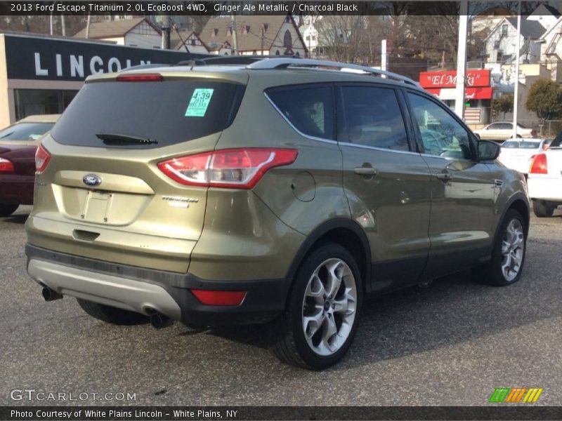 Ginger Ale Metallic / Charcoal Black 2013 Ford Escape Titanium 2.0L EcoBoost 4WD