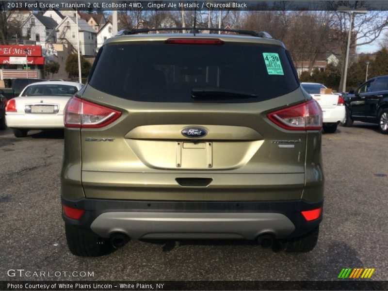 Ginger Ale Metallic / Charcoal Black 2013 Ford Escape Titanium 2.0L EcoBoost 4WD