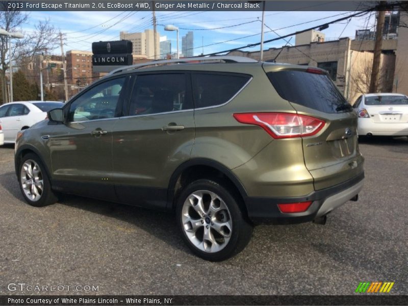 Ginger Ale Metallic / Charcoal Black 2013 Ford Escape Titanium 2.0L EcoBoost 4WD