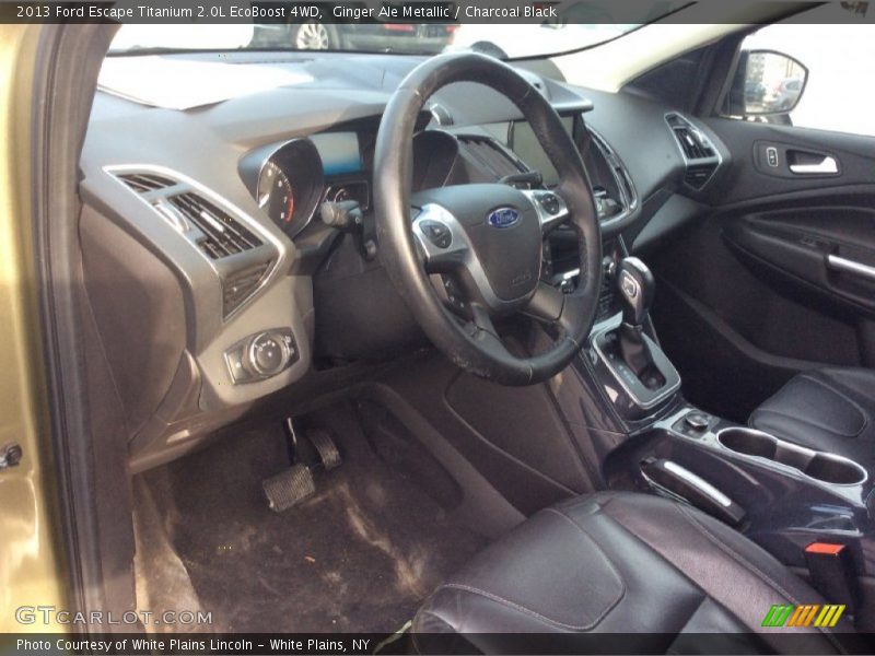 Ginger Ale Metallic / Charcoal Black 2013 Ford Escape Titanium 2.0L EcoBoost 4WD