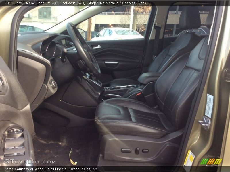 Ginger Ale Metallic / Charcoal Black 2013 Ford Escape Titanium 2.0L EcoBoost 4WD