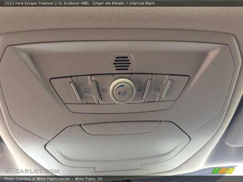 Ginger Ale Metallic / Charcoal Black 2013 Ford Escape Titanium 2.0L EcoBoost 4WD