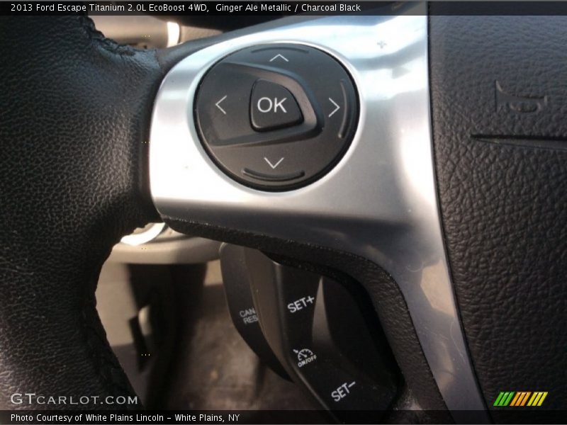 Ginger Ale Metallic / Charcoal Black 2013 Ford Escape Titanium 2.0L EcoBoost 4WD