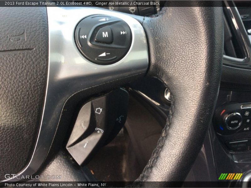 Ginger Ale Metallic / Charcoal Black 2013 Ford Escape Titanium 2.0L EcoBoost 4WD