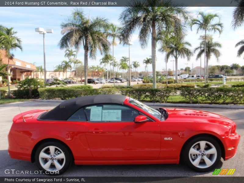 Race Red / Charcoal Black 2014 Ford Mustang GT Convertible
