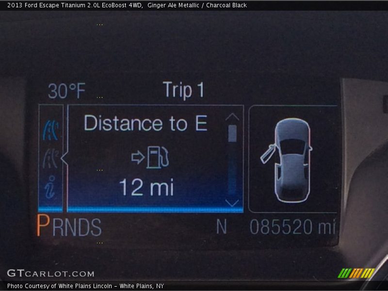 Ginger Ale Metallic / Charcoal Black 2013 Ford Escape Titanium 2.0L EcoBoost 4WD